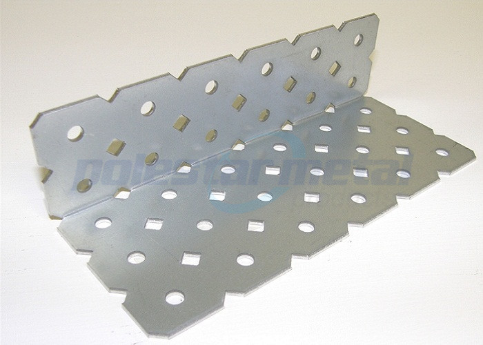 Home 25mm Zinc Plated Angle Brackets / Heavy Duty Garage Shelf Brackets