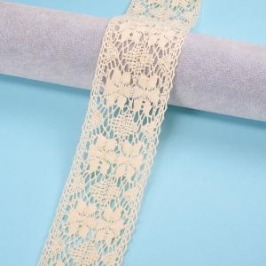China 1/2 Inch Crochet Lace Ribbon Wedding Decor Package Sewing Cotton Lace Trim wholesale