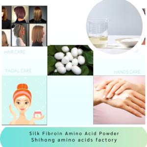 China Skin Hair Hand Saas Silk Fibroin Amino Acid White Powder Full Water Soluble PH 5-7 wholesale
