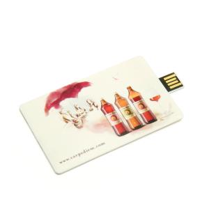 China Promotional Card USB Flash Drives with Printing wholesale