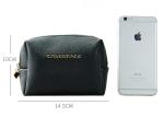 PU Leather Material Travel Cosmetic Bags Promotional Good Stain Resistance