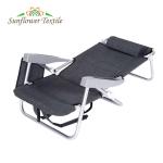 65*57*83cm Folding Lounge Beach Chair Aluminum Tube 600D Oxford Cloth Plastic