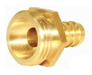 China 1/2&quot; Barb X 3/4&quot; Male Garden Hose Quick Connect , OEM Brass Hose Fittings wholesale