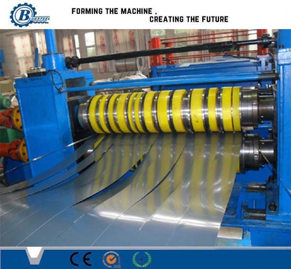 Hydraulic Aluminum Steel Coil Slitting Line , Rolled Sheet Metal Slitting