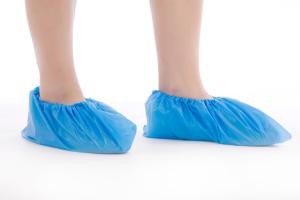 China Non Stimulating Anti Dust Disposable CPE Shoe Covers wholesale