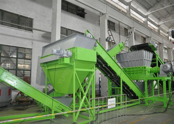 Three Angle Shaft Waste Tyre Recycling Equipment SN - DS - 1400 For Rubber Tyre
