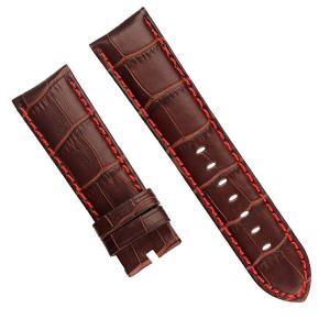 China mens Replacement Leather Watch Strap , Vintage brown 18mm Leather Watch Band wholesale