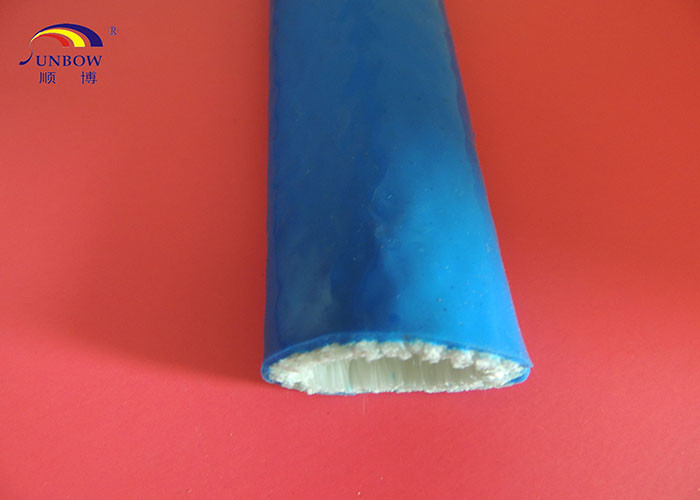 Rust Red High Temperature Fiber Glass Sleeve Firesleeve Braided