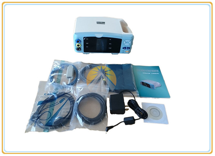 2.8 Inch Desktop Hospital Monitoring Equipment , 3 Parameter Patient Care Monitor