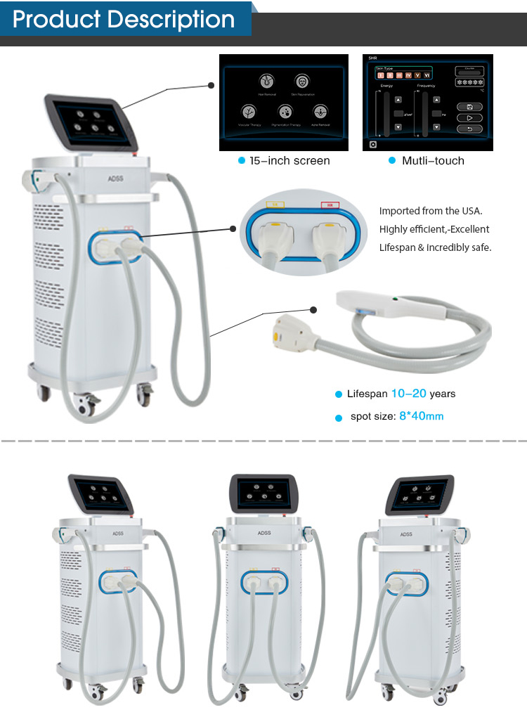 2 In 1 Beauty Machine , Portable OPT IPL Hair Removal Machine