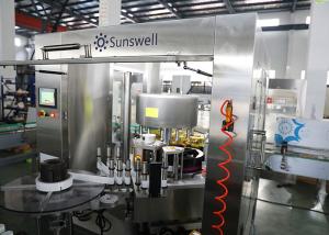 China OPP Hot Melt Glue 8000W Automatic Bottle Labeling Machine wholesale