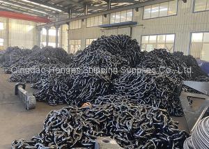 China Black Painted Stud Link Anchor Chain Marine Anchor Chain wholesale
