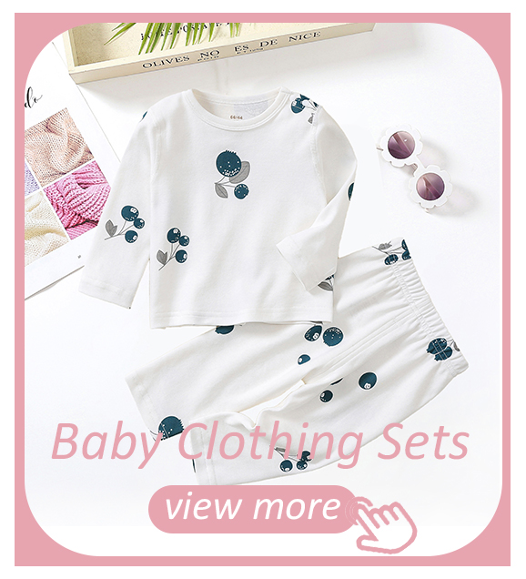 Baby Clothes set organic cotton infant toddler rompers / pants 2pcs baby clothing sets
