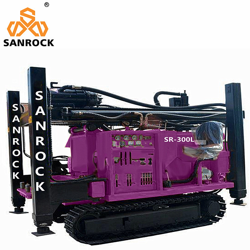 Portable Water Well Rig Borehole 300m High efficiency Water Well Drilling Machines