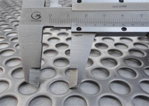 China 2.5mm Thickness Big Hole Zinc Perforated Metal Mesh wholesale