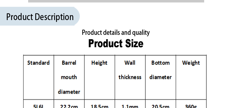Dia 26.7cm Round Plastic 20 Litre Paint Bucket With Lid 1000g