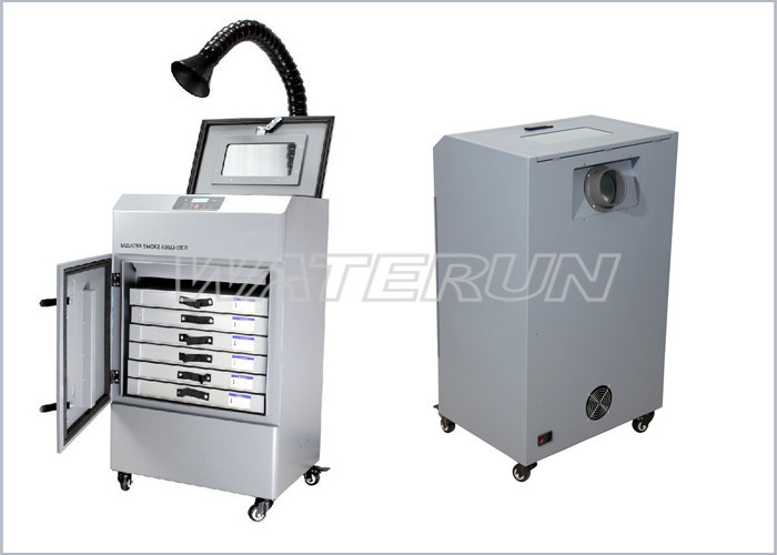 High Efficiency Digital Laser Fume Extractor , Portable Air Extractor With Hepa Filter
