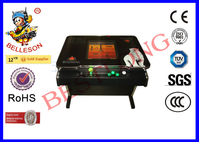 Classic Sticker Wine Brand Coffee Table Arcade Machine Tempering Glass