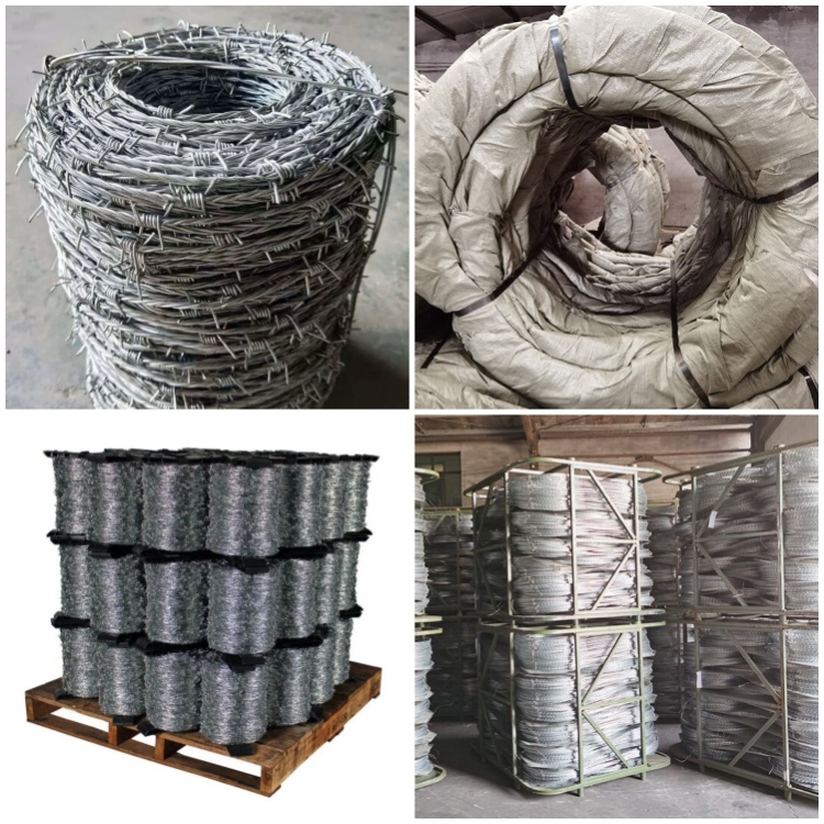 Galvanized Security Fencing Barbed Wire for Agricultural and Industrial 1.6mm Wire Diameter Barbed Point 4 Long-Lasting