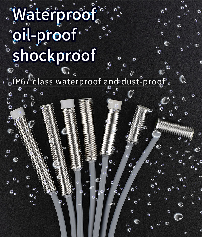 M8 Series Inductive Proximity Switch Sensor Waterproof Shockproof IP67