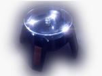 Solar turntable display with light, Solar light turntable display