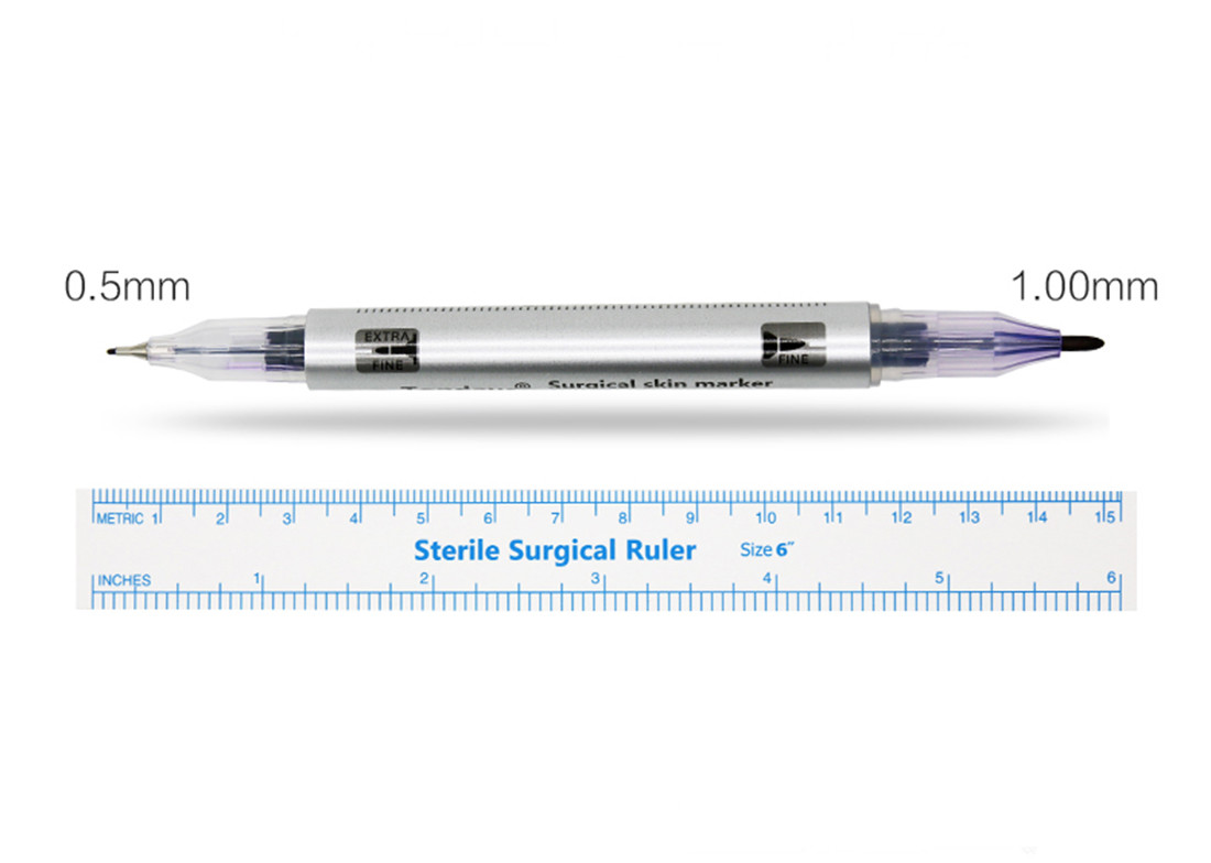 Manufacturer Cosmetic Accessories Non-toxic tattoo makeup surgery marker gun eyebrow skin marker pen