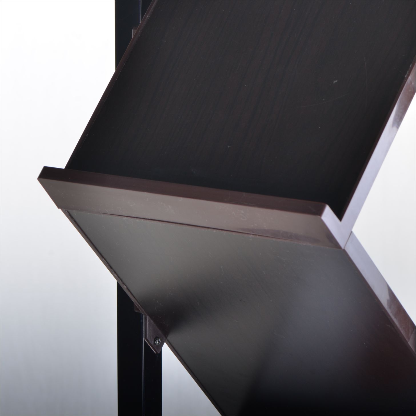 Zig Zag Detachable Information Display Stand 460X350mm Aluminum Profile