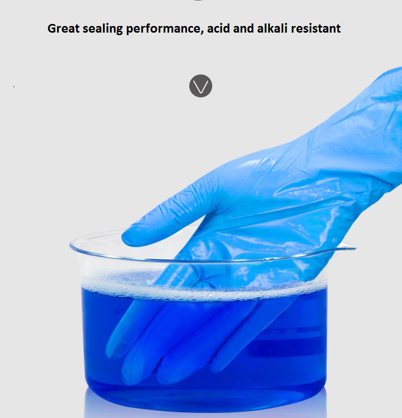 Customized EN455 Vinyl Nitrile Blend Gloves For Hand Protection