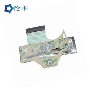 China Capacitive Flexible Membrane Keypad Overlay 3M9080 Metal Dome Keyboard wholesale