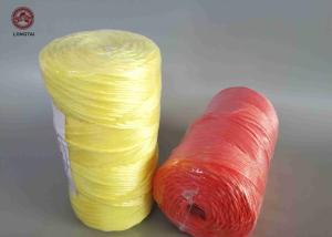 China Garden Red PP Raffia Agricultural Fibrillated 2mm Banana Twine wholesale