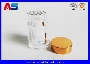 China Recycle Pharmacy Prescription Clear Pill Bottles / Tablet Plastic Pots To Install 100 Tablets wholesale