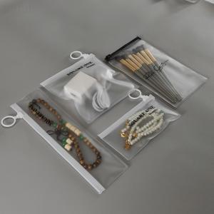 China Transparent Plastic Jewelry Zipper Bags Anti Static Dustproof wholesale
