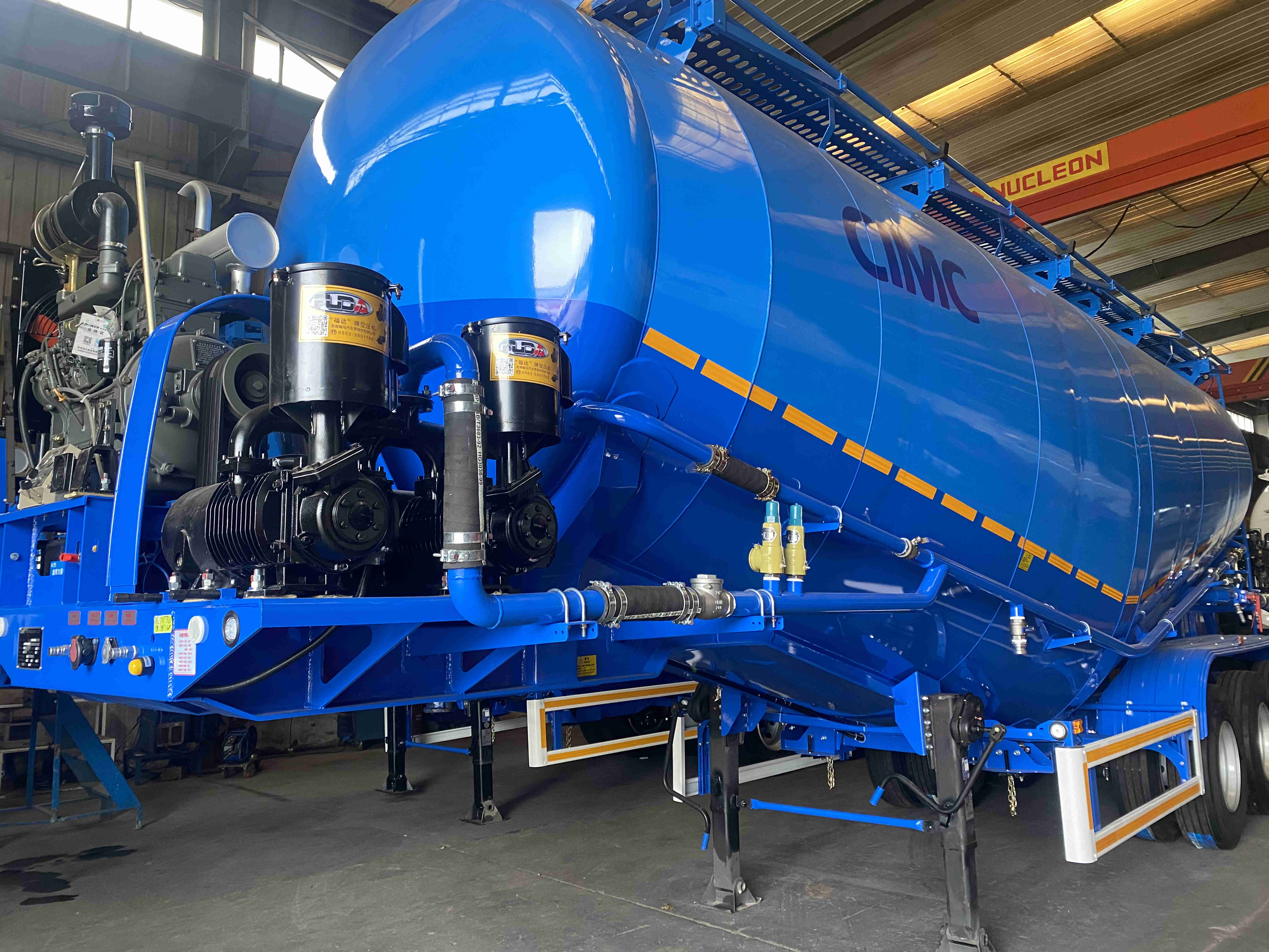 3-Axle Semi-Trailer for Cement Chinese Offers Paint Electrophoresis KTL Powder Coating