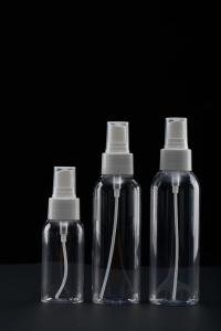 China Empty Round Shape Transparent Spray Bottle For Hairstyle 100ml wholesale