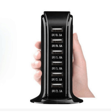 4usb 5usb 6usb 5V 6A 8A 10A intelligent smart charger QC2.0 QC3.0 quick charger type c connecter