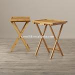 folding bamboo sofa snack tv tray table