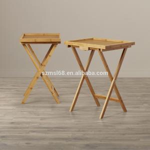 China folding bamboo sofa snack tv tray table wholesale
