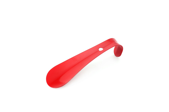 Long Metal Shoe Horn Stainless Steel 6.3 Inch 16 CM Handle With Hook Travel Spoon