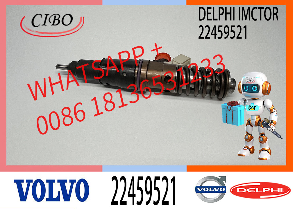 Fuel Injector 22459521 22450522 BEBJ1F11101 BEBJ1F11201 For VOL-VO Trucks FH 10.8L D11 Engine