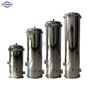 China Manufacturer 10&quot;20&quot;30&quot; 40&quot; industrial water pre filter housing stainless steel bag cartridge filter housing wholesale