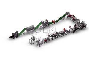 China Debaler Pet Flakes Hot Washing Machine 1500Kg H Plastic Washing Plant wholesale