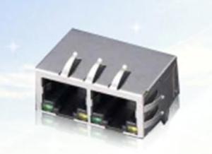 China Magnetic 10 / 100 / 1000 Base POE RJ45 Jack For Cat5 / Cat6 Ethernet Cable wholesale