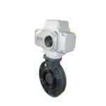 IP67 UPVC Electric Butterfly Valve Straight Through Type Normal Temperature