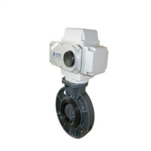 China Germany Standard PVC Electric Butterfly Valve For Industrial wholesale