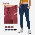 Women Lulu Light Weight Yoga Jogger Pants Jogger 300gsm Lace Up Sweatpants