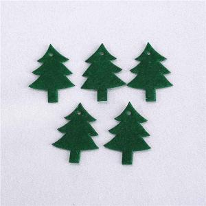 China Indoor Christmas Party Crafts Green Handcrafted Christmas Decorations wholesale