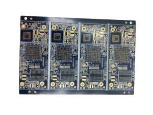 China 1.6mm Thickness 4mil BGA PCB Board Assembly Black Solder Mask wholesale
