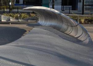 China Customized Large Stainless Steel Sculpture Abstract Metal Modern Outdoor wholesale