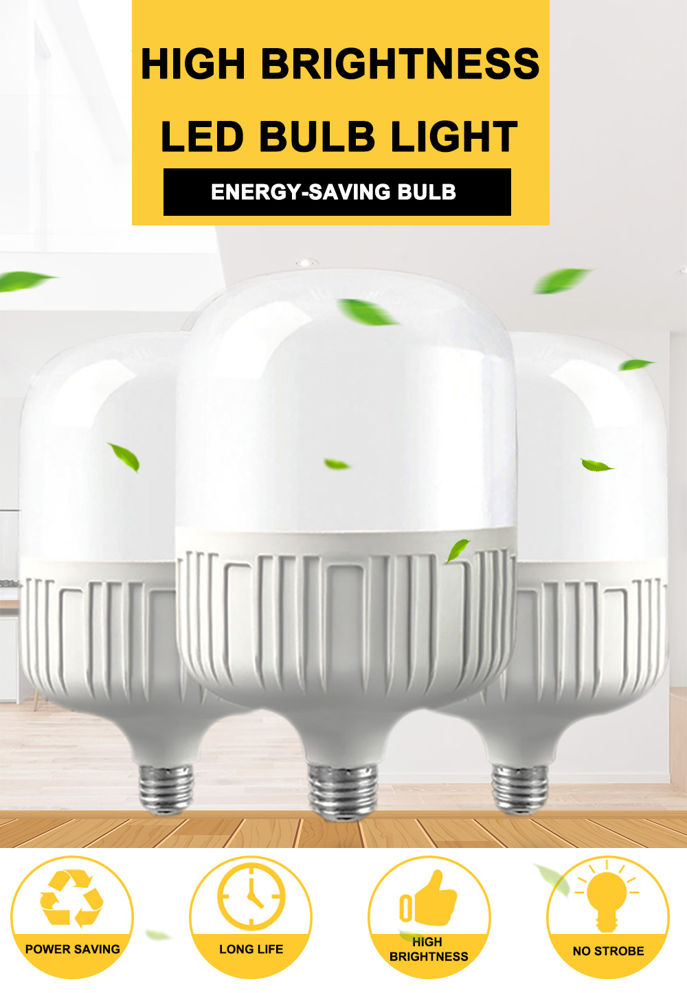 Level 3 Energy Efficient Lightbulb Waterproof Protected Against Insects Durable Energy Saving LED