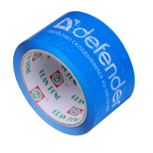 China Blue Printed Packaging Tape Water Activated Durable Viscosity 48mic wholesale